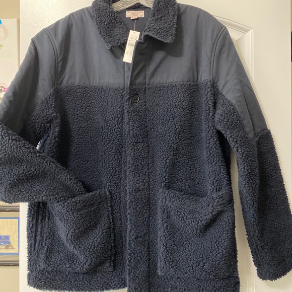 Wallace and Barnes JCrew Sherpa donkey jacket NWT Large - Picture 4 of 8